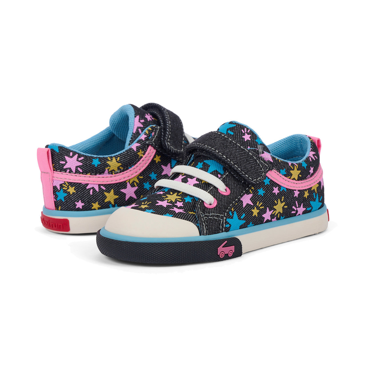 See Kai Run Kristin Black Denim/Stars
