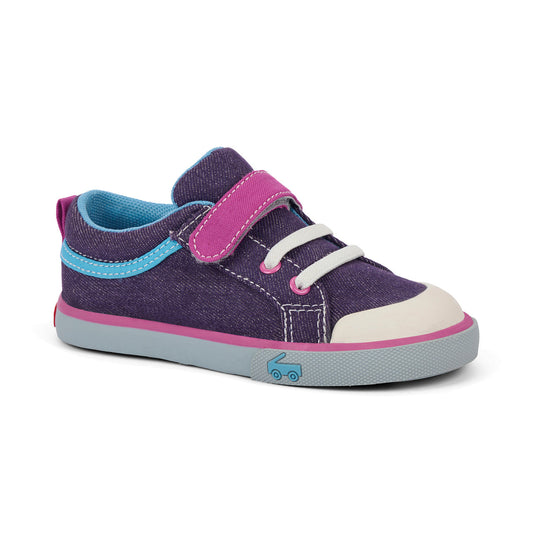 See Kai Run Kristin Purple Denim