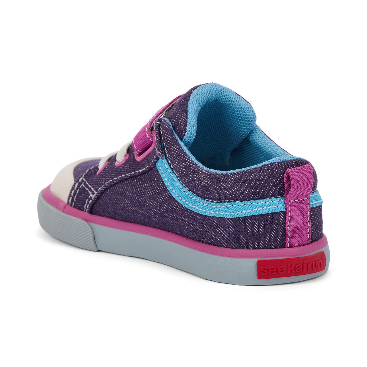 See Kai Run Kristin Purple Denim