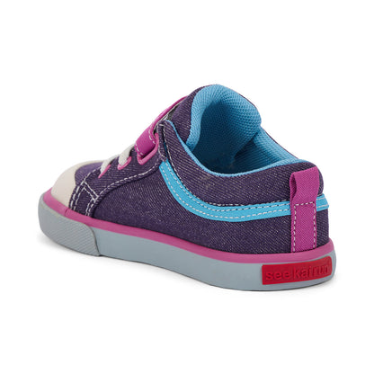 See Kai Run Kristin Purple Denim