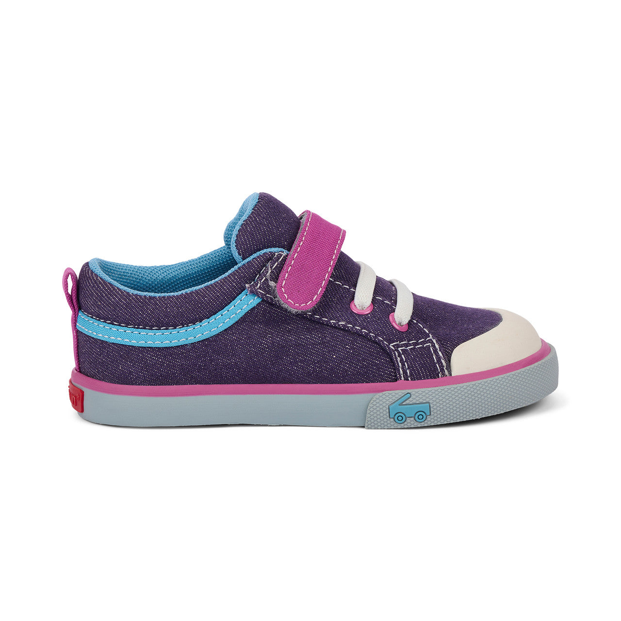See Kai Run Kristin Purple Denim