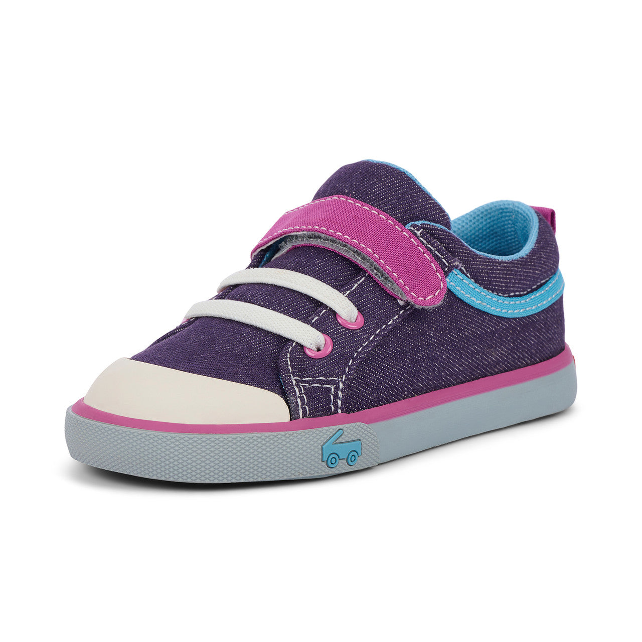 See Kai Run Kristin Purple Denim