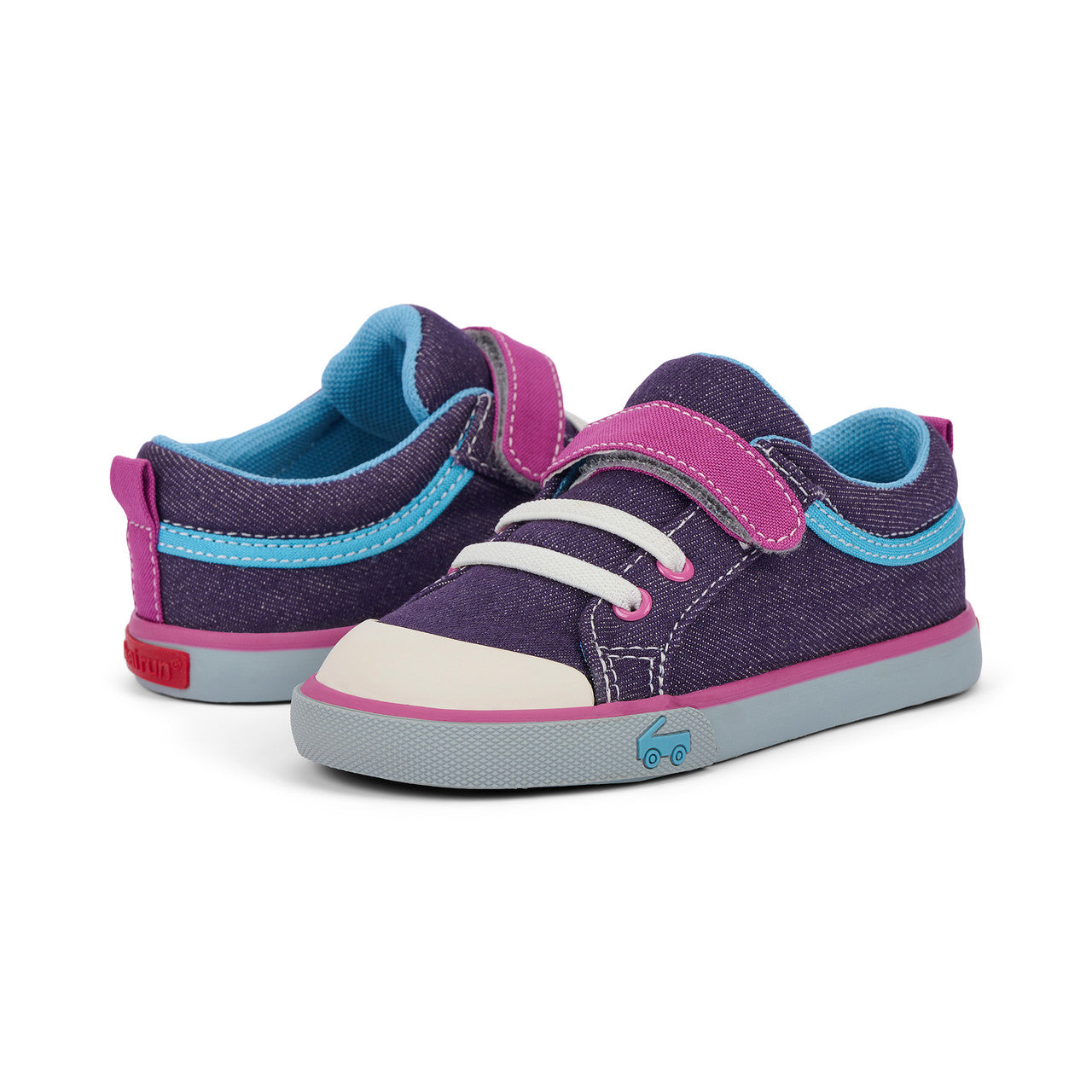 See Kai Run Kristin Purple Denim