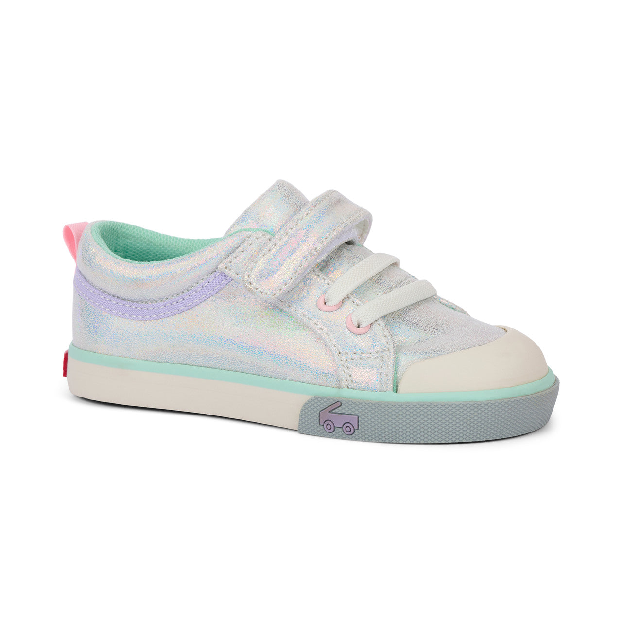 See Kai Run Girl's Kristin Silver Metallic