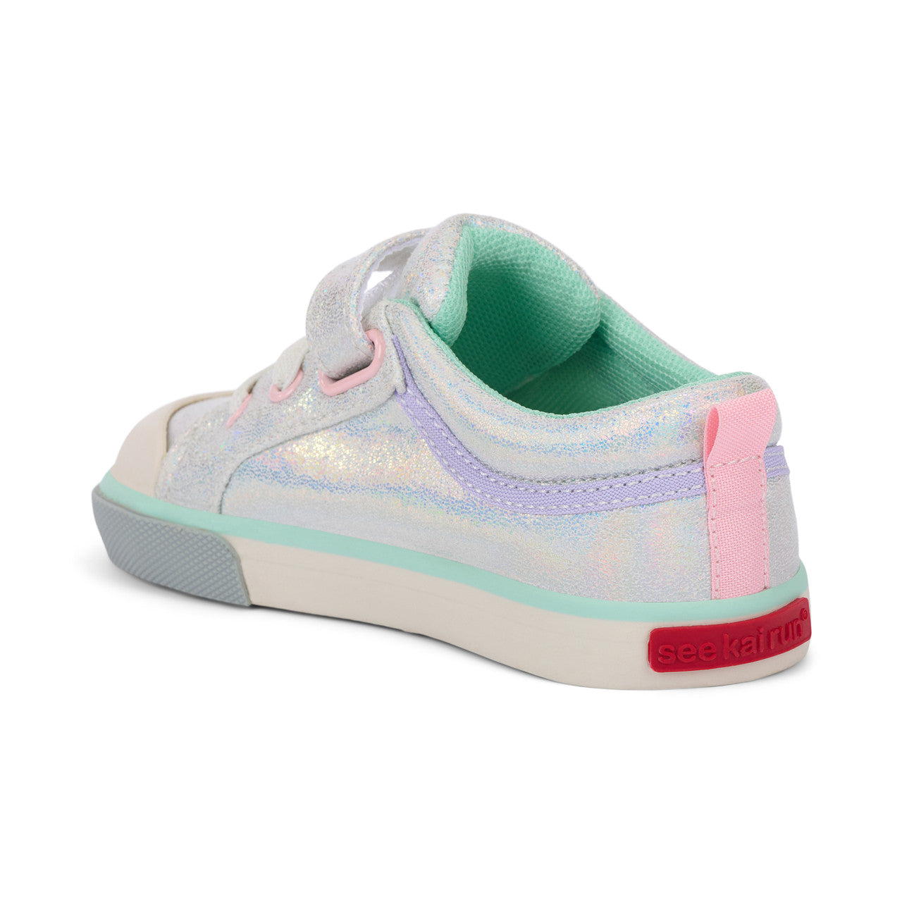 See Kai Run Girl's Kristin Silver Metallic