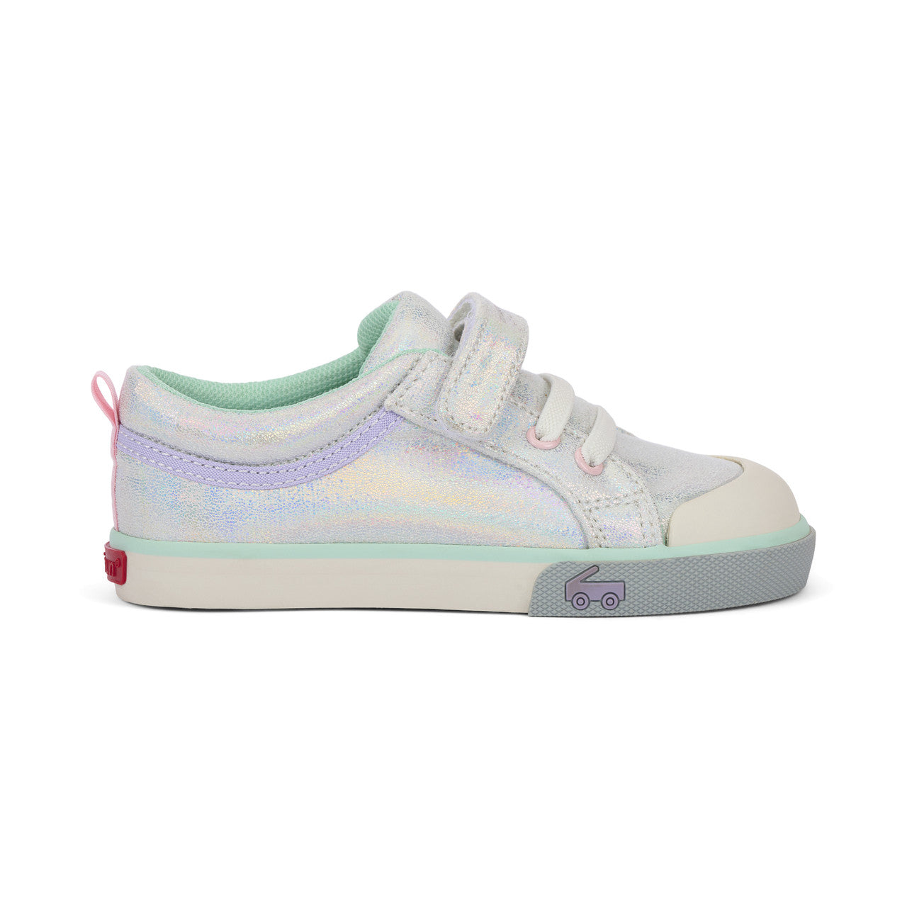See Kai Run Girl's Kristin Silver Metallic