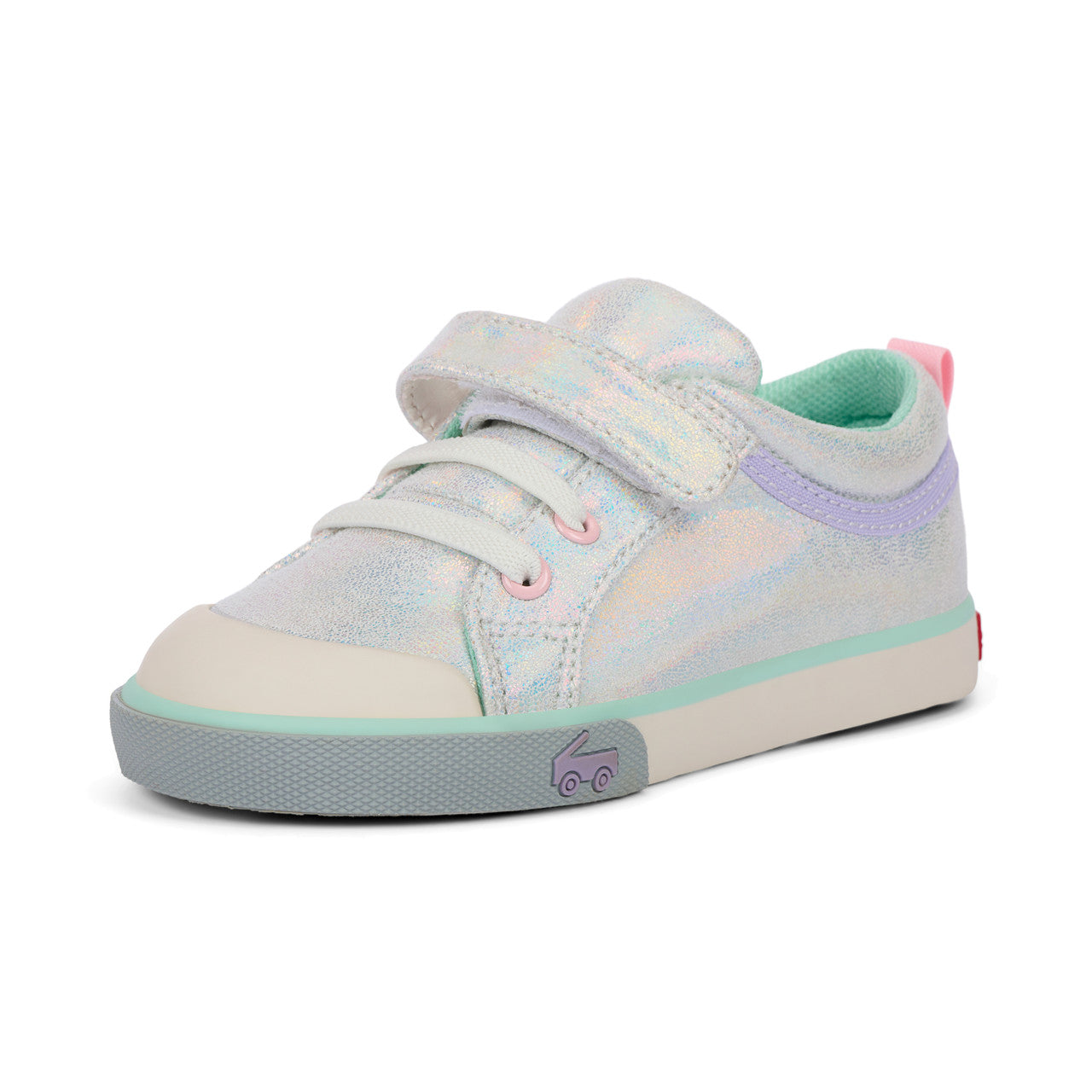 See Kai Run Girl's Kristin Silver Metallic
