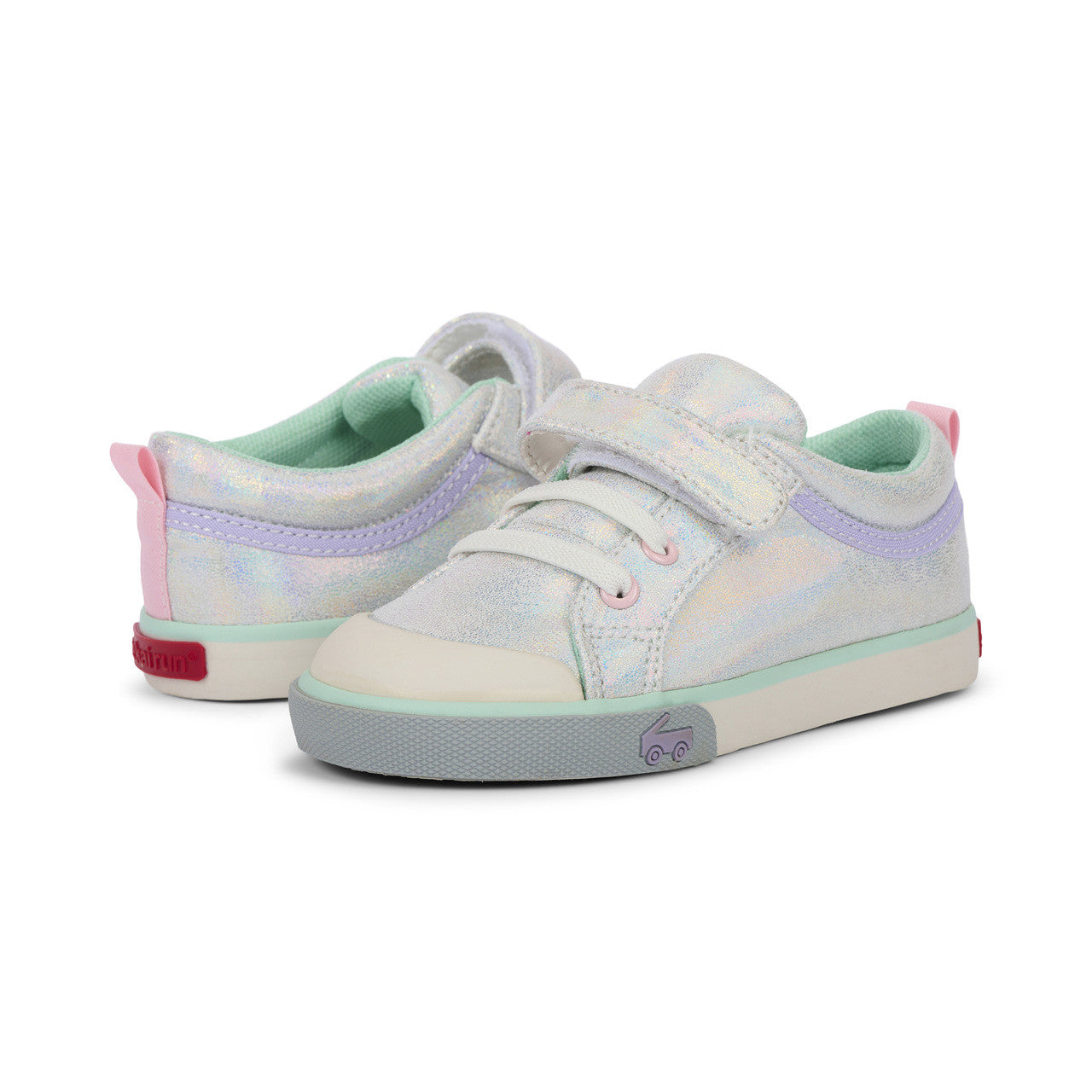 See Kai Run Girl's Kristin Silver Metallic