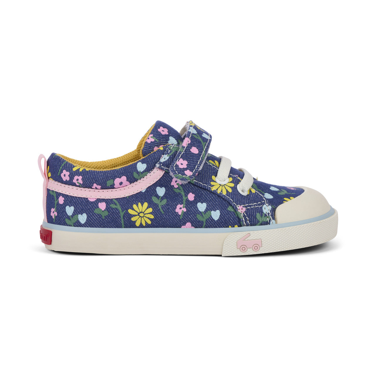 See Kai Run Kristin Blue Denim/Floral