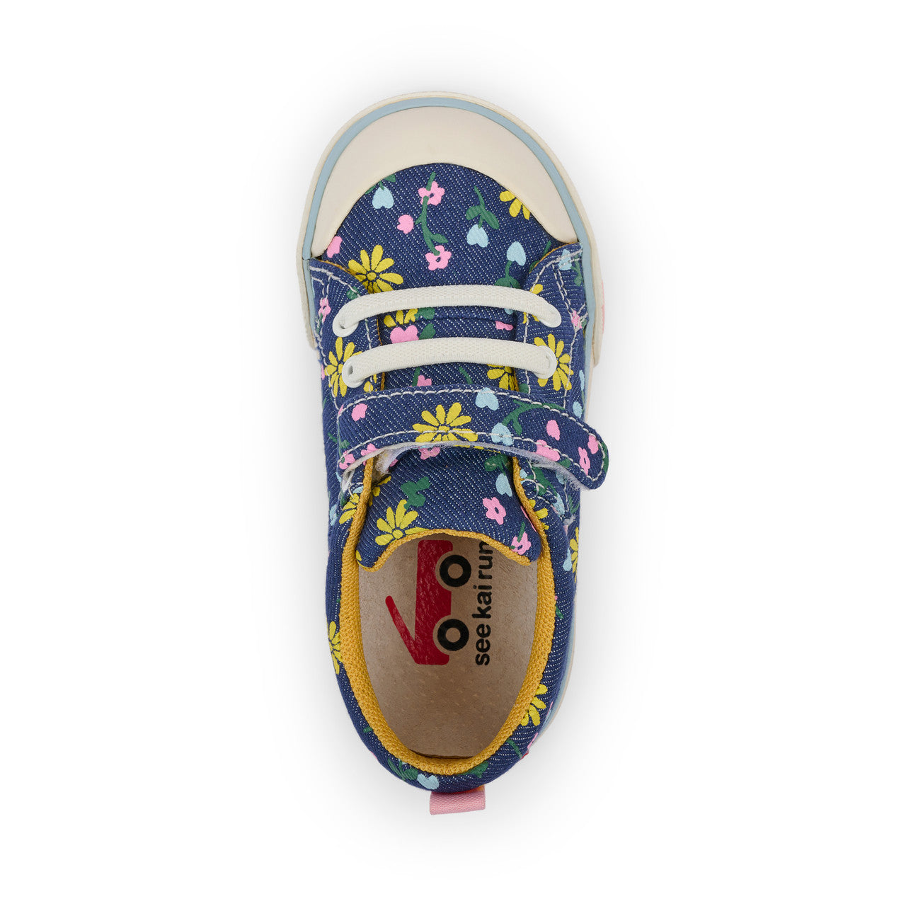See Kai Run Kristin Blue Denim/Floral