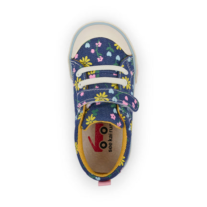 See Kai Run Kristin Blue Denim/Floral