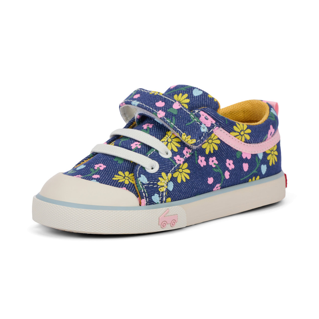 See Kai Run Kristin Blue Denim/Floral