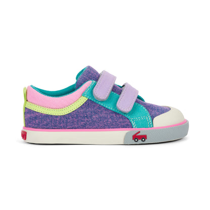 See Kai Run Girl's Robyne Purple Denim