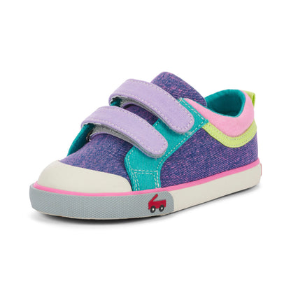 See Kai Run Girl's Robyne Purple Denim