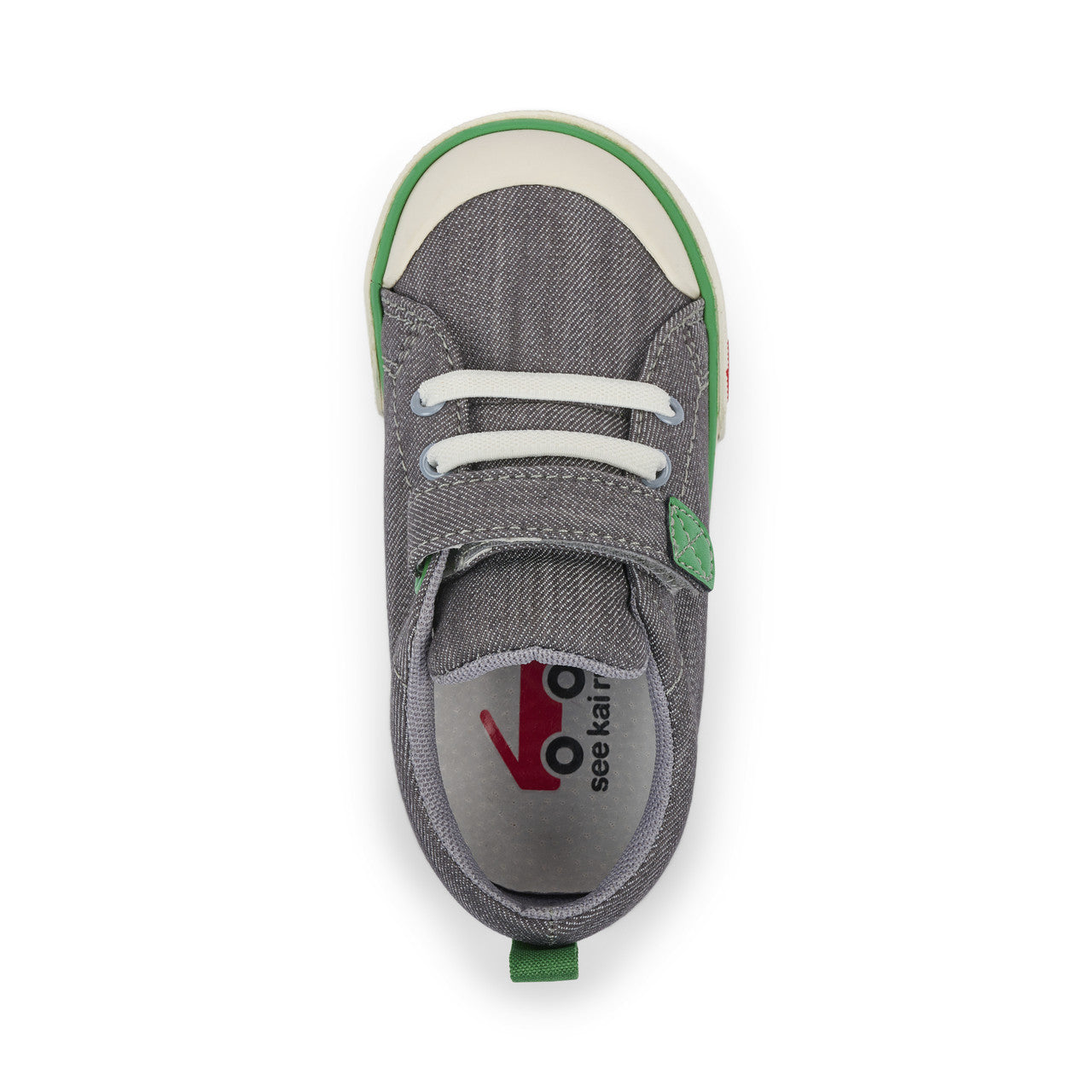 See Kai Run Boy's Stevie II Gray Denim/Green