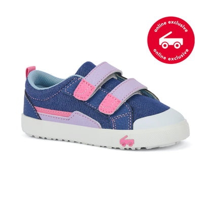 See Kai Run Girl's Riley Blue Denim