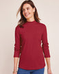 BLAIR Women's Tops Essential Knit Long Sleeve Mock Top 2 (Women Plus) - x5