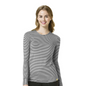 Wink Layers Women's Long Sleeve Striped Tee #2079