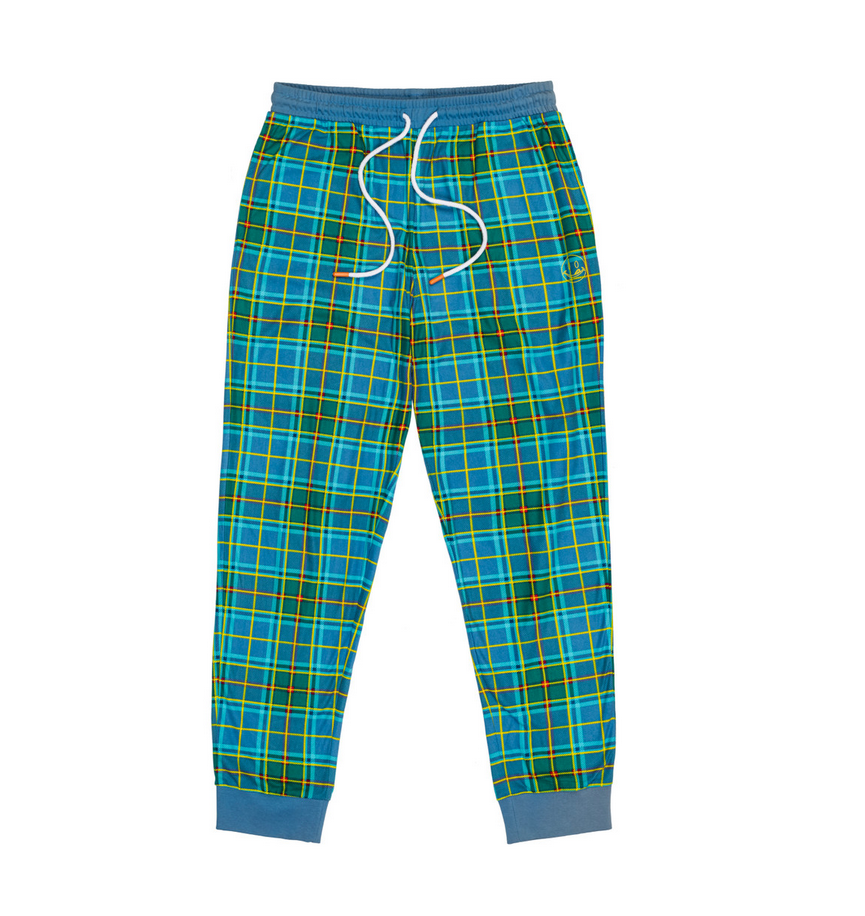 Joe Boxer Men's Soft Plaid Brushed Joggers