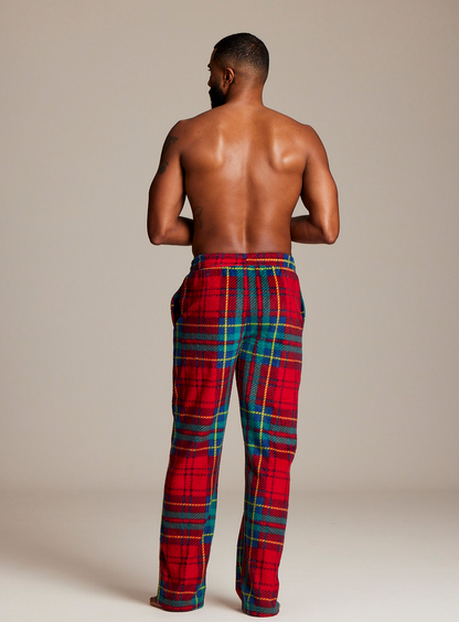 Joe Boxer Men's Tartan Fleece Pants