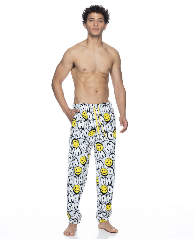 Joe Boxer Men's HAHA Licky Plush Joggers