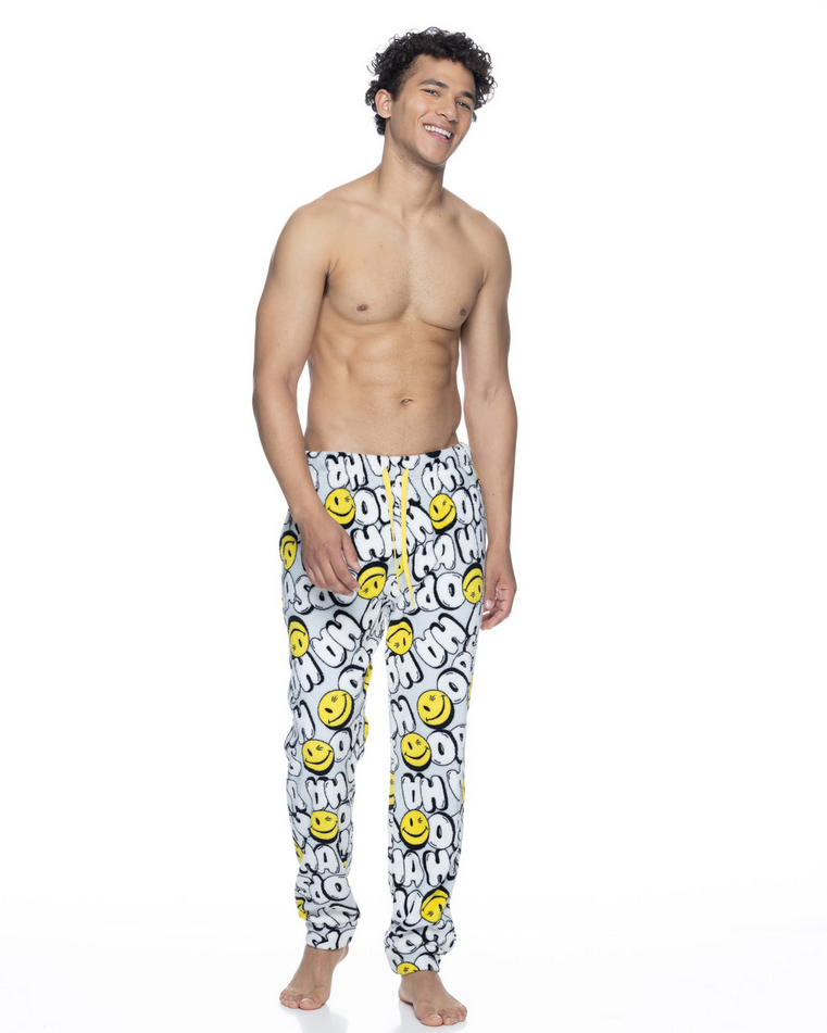 Joe Boxer Men's HAHA Licky Plush Joggers