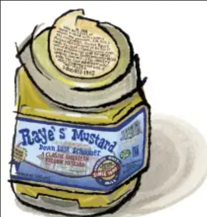 Zingerman's Raye's Down East Schooner Yellow Mustard