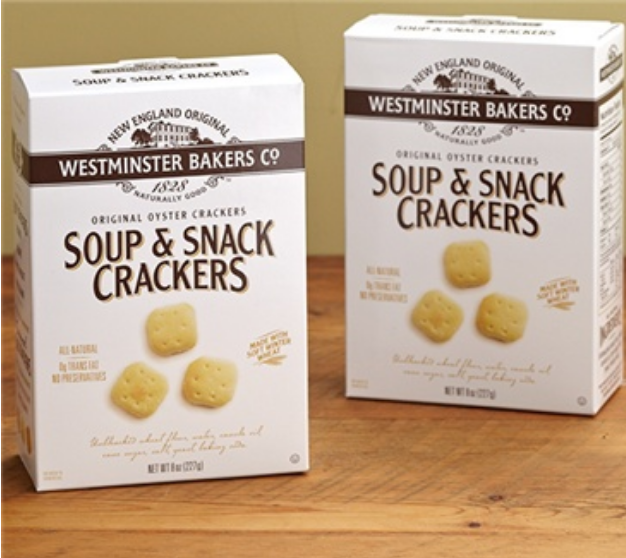 Dakin Farm Six 8 oz boxes of Westminster Oyster Crackers