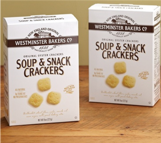 Dakin Farm Six 8 oz boxes of Westminster Oyster Crackers