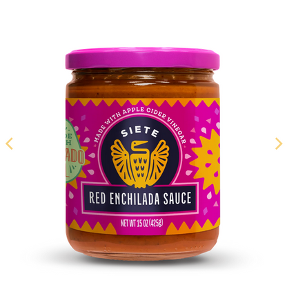 Siete Foods Red Enchilada Sauce - 4 jars