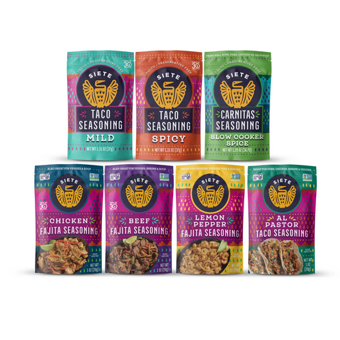 Siete Foods Seasoning Sampler Siete Pack