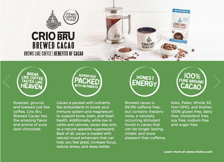 Crio Bru Chocolate Lovers Little Bag Starter Kit