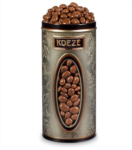 Koeze Milk Chocolate Raisins - 36 oz. Tin