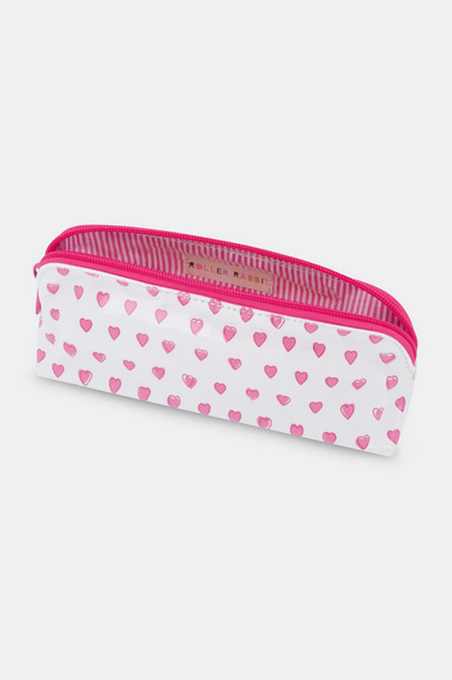 Roller Rabbit Hearts Makeup Bag