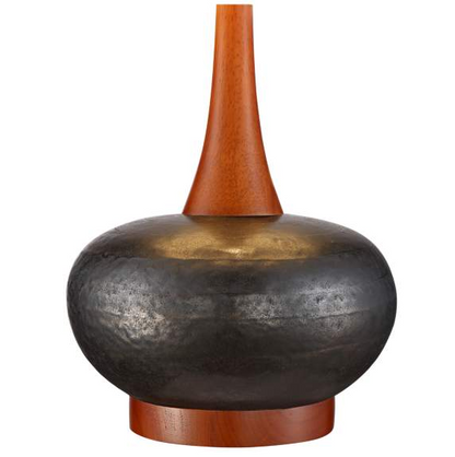 Lamps Plus 360 Lighting Andi 24 1/2" Wood and Ceramic Mid-Century Modern Lamp