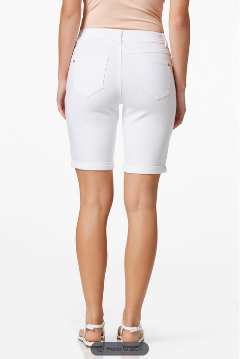 Cato Fashions Women's White Denim Shorts