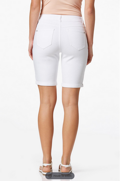 Cato Fashions Women's White Denim Shorts