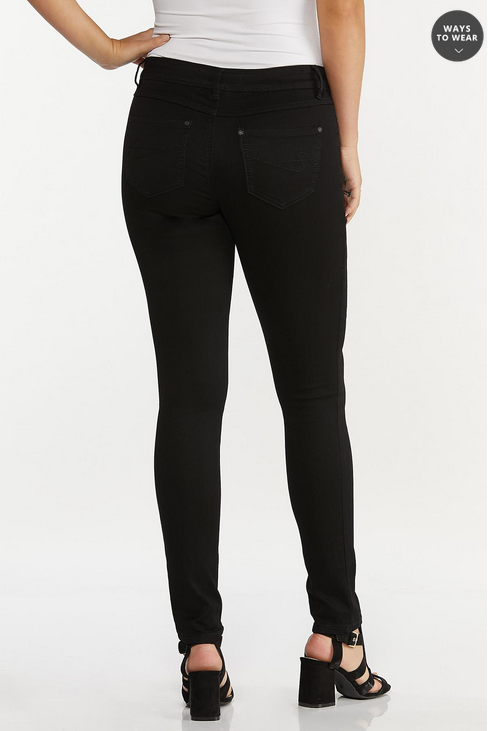 Cato Fashions Women's Black Jeggings