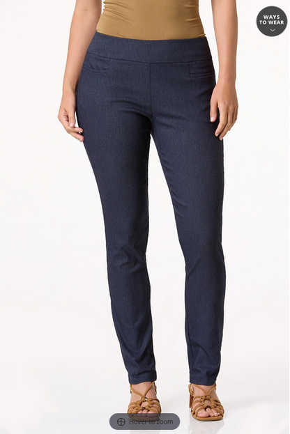 Cato Fashions Women's Denim Blue Pants