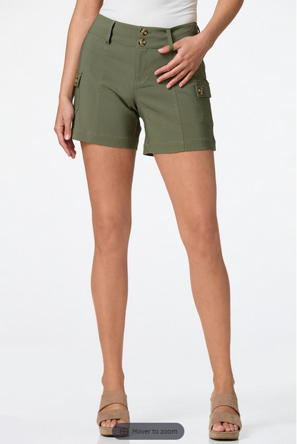 Cato Fashions Women's Cargo Bengaline Shorts