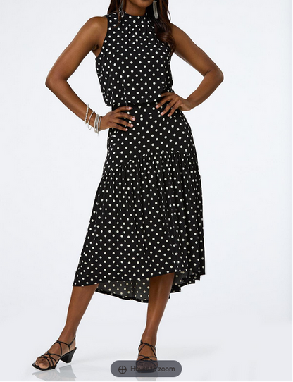 Cato Fashions Women's Polka Dot Dress