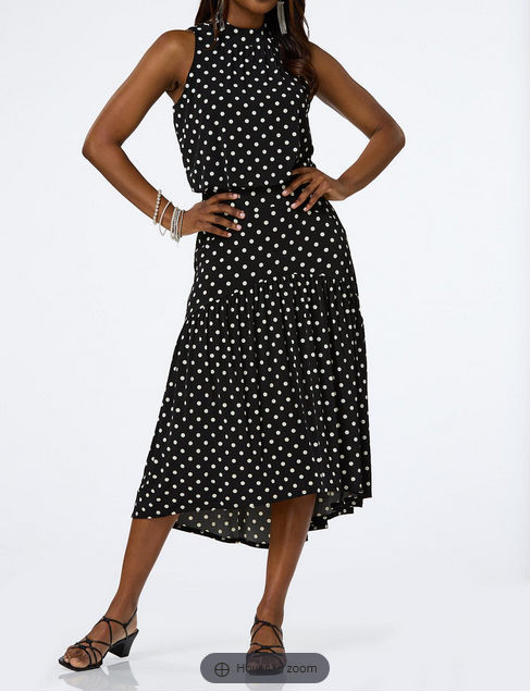 Cato Fashions Women's Polka Dot Dress