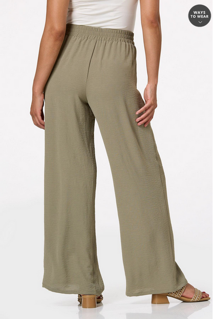 Cato Fashions Women's Flowy Wide Leg Pants