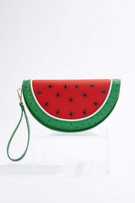 Cato Fashions Women's Watermelon Wedge Wristlet