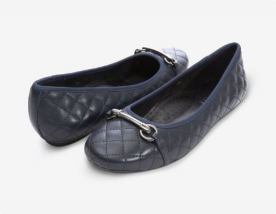 Marmi Shoes Women's Vaneli Stacy - Navy Quilted Nappa