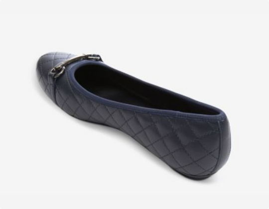 Marmi Shoes Women's Vaneli Stacy - Navy Quilted Nappa