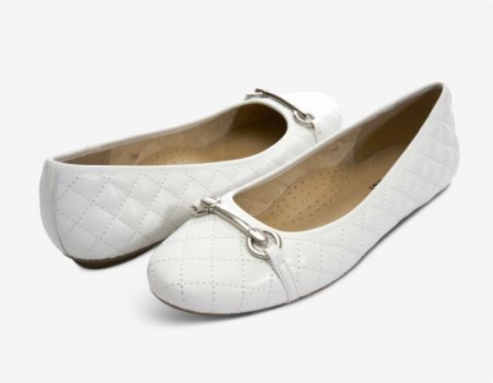 Marmi Shoes Women's Vaneli Stacy - White Quilted Nappa