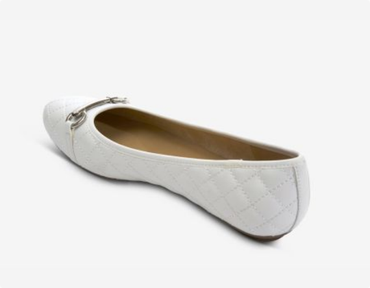 Marmi Shoes Women's Vaneli Stacy - White Quilted Nappa