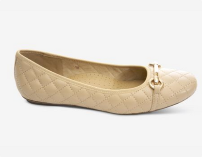 Marmi Shoes Women's Vaneli Stacy - Ecru Quilted Nappa