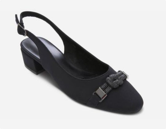 Marmi Shoes Women's Vaneli Aldora - Black Owi Fabric